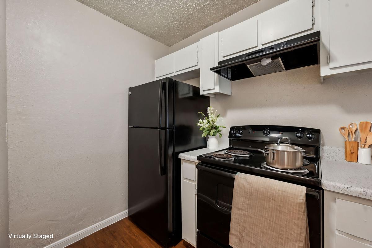 Kitchen view at Bay Colony Apartments